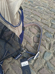 BR halster met vaste vliegenkap Cob en Full