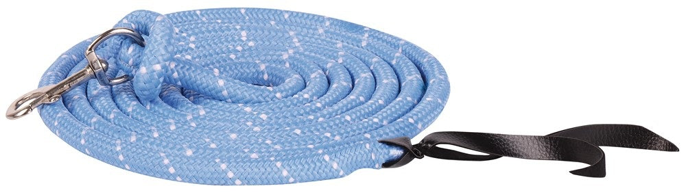 Halstertouw Musketon Zilver 4m Lichtblauw